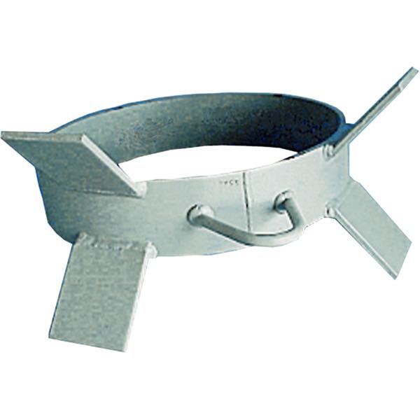 SeaTec anker p-ring på hvid baggrund, vejer 25 kg og galvaniseret finish.