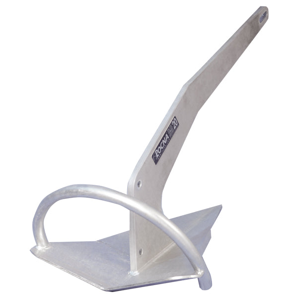 Rocna 4 kg anker set forfra med galvaniseret finish