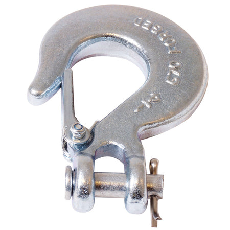 Rock trailer krog 1/4" med splitbolt, set fra siden