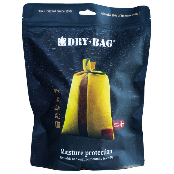 SeaTec Dry-Bag fugtfjerner liggende på et bådudstyrsstativ