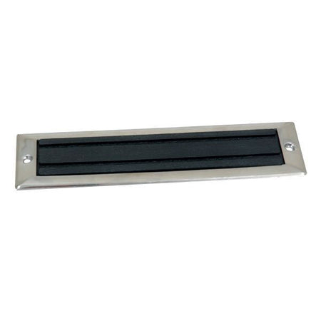 SeaTec trinplade med gummi, 213 x 57 mm, set fra siden.