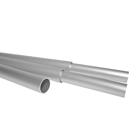 NOA udliggerrør 30mm 2,5m med samlestykke set forfra