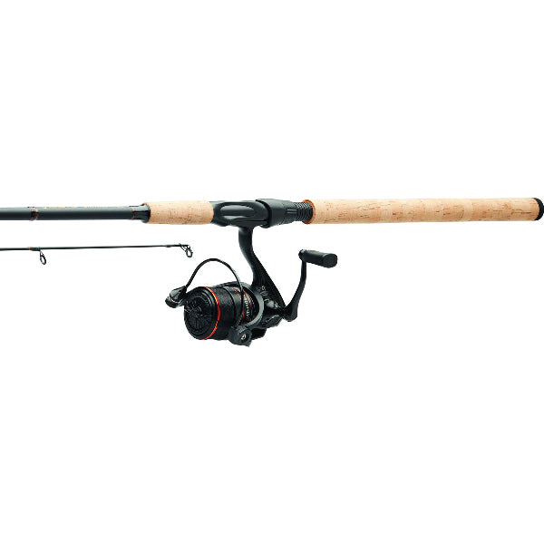 Kinetic Zathar 9 fod fiskestang med hjul og fletline set fra siden