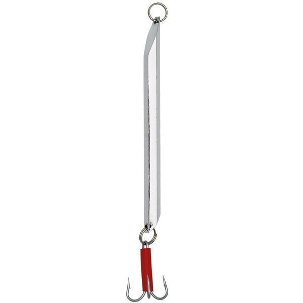Kinetic Depth Diver 100g i sølvfarve med sleek design til fiskeri.