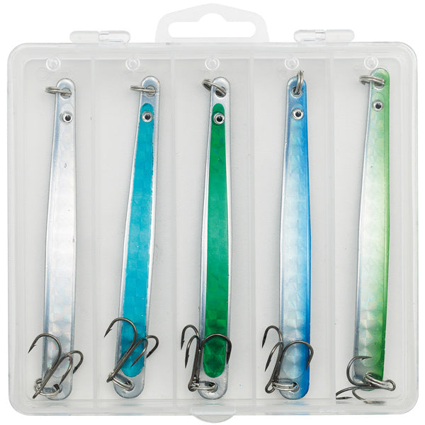 Kinetic Belone Flash 24g fiskeagn i klar emballage med 5 stk.