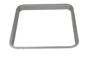 Gebo inderramme i aluminium set fra siden, designet til skylight luger.