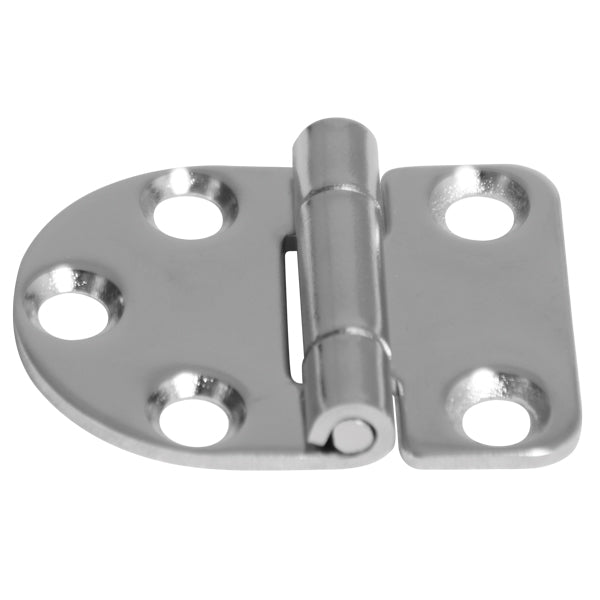 Roca hængsel 40x30mm set forfra med metaloverflade