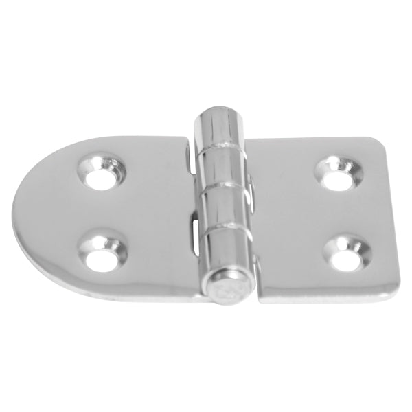 Roca hængsel 67x40mm set fra siden med tydelig finish