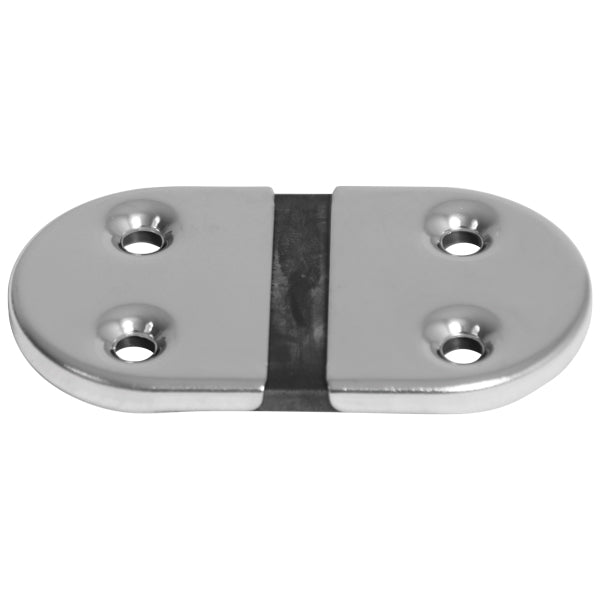 Roca hængsel gummiled set fra siden, ideel til bådmontering.