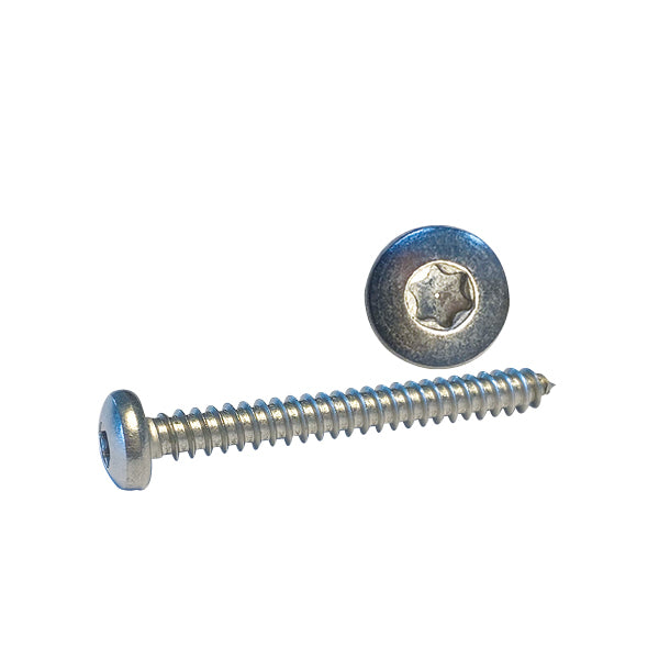Skrue Panhoved 5.5 x 19 A4 Torx fra 1852 set forfra
