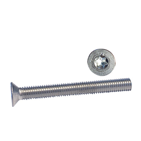 1852 maskinskrue Torx 5 x 16 A4, set fra siden med en blank overflade