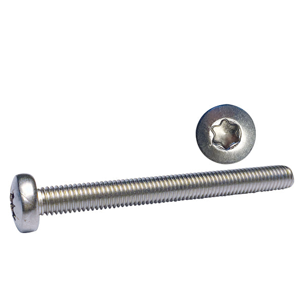 Maskinskrue fra 1852 med Torx hoved, 5 x 40 mm, i pakke med 10 stk.