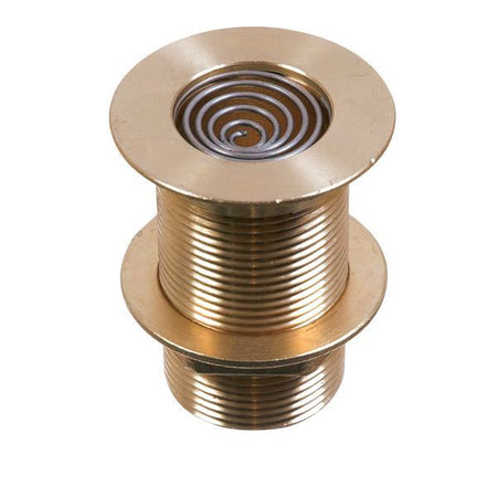 Guidi 3/4" gennemføring i messing set forfra med fjedersi