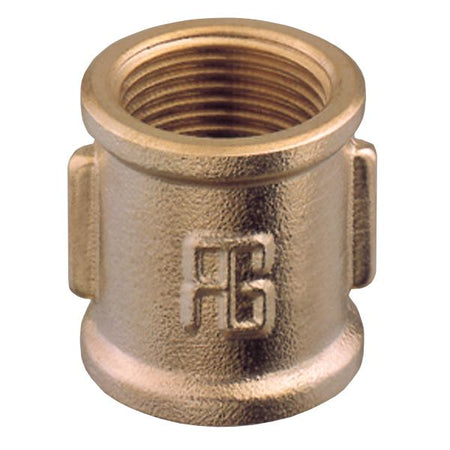 Guidi muffe med indvendigt gevind, 1 1/4", set forfra.