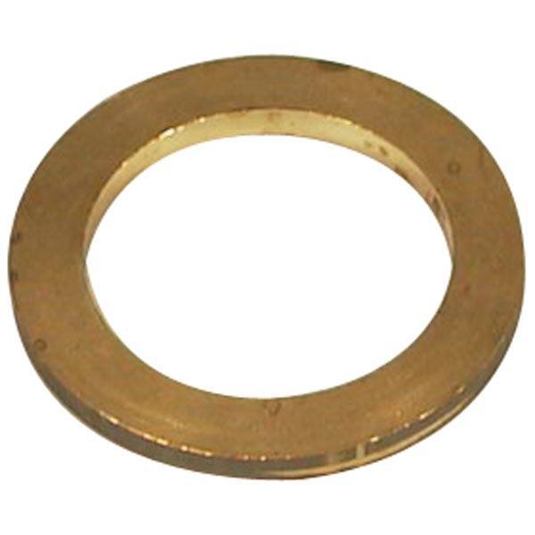 Guidi messing skive 3/8" set oppefra med klar baggrund.