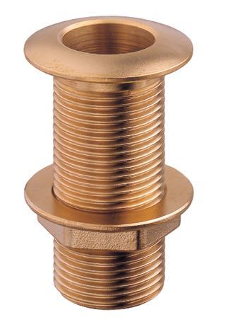 Guidi gennemføring 2" i bronze set fra siden