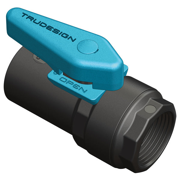 Trudesign kuglehane compact 3/4" set forfra med blank overflade
