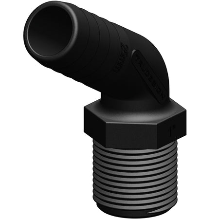 Slangestuds fra Trudesign i komposit, sort farve, set fra siden
