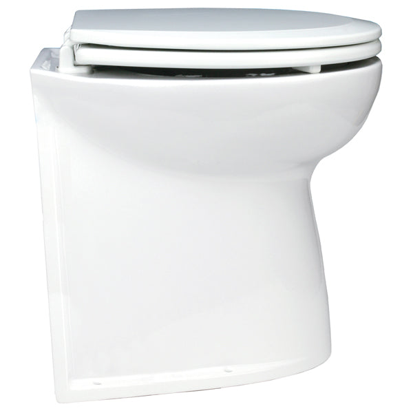 Jabsco 17" 24V el-toilet med soft close funktion, set forfra