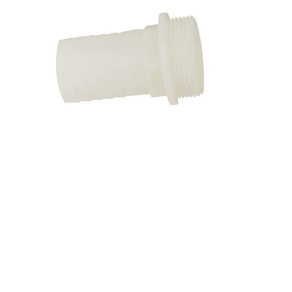 SeaTec slangestuds 1 1/2" x 38mm vist fra siden, klar til installation