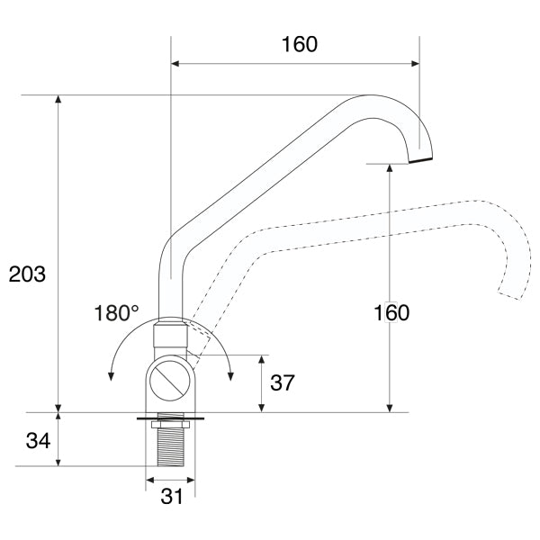 Barka hane monteret på en båd med fokus på detaljer