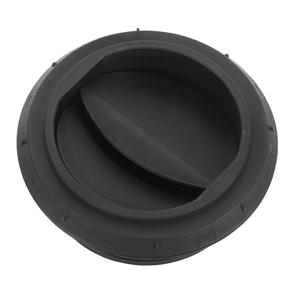 Indblæsningsventil fra Webasto i sort, 90 mm, til bådvarmere