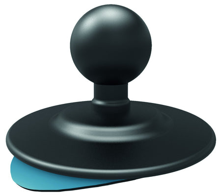 Ram Mounts selvklæbende base str. B monteret på en bådoverflade