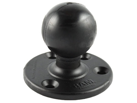 Ram Mounts Base rund str. D ram-d-202u 2,25", vist fra siden med monteringshul