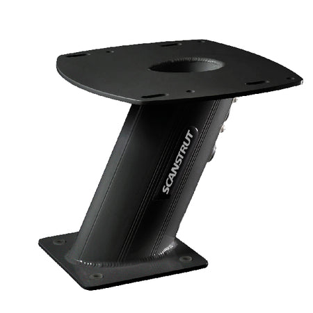 ScanStrut PowerTower til radar set fra siden, monteret på en båd.
