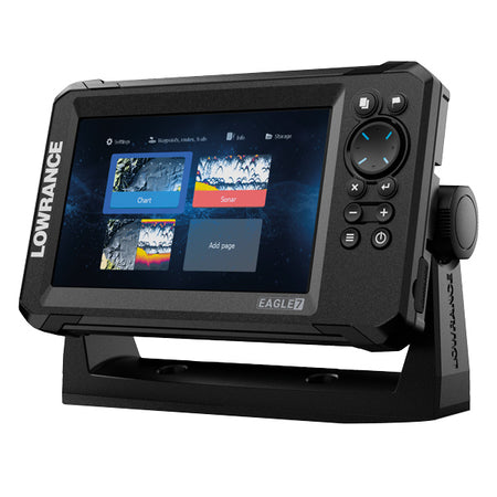 Lowrance, Eagle 7 Tripleshot vist i brug under fiskeri