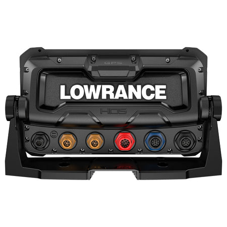Detaljevisning af Lowrance HDS-10 PRO skærm med navigationsdata.