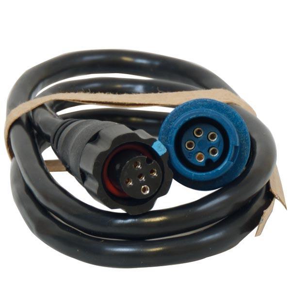 Navico Nmea netværksstik i sort og blå farve til 12 V installation.