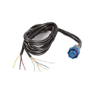 Navico strømkabel med NMEA 0183 til HDS/Hook/Elite Hook, vist fra siden.