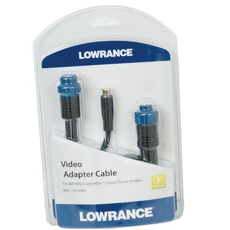 Navico video adapter kabel, RCA til HDS 9 & 12, viste fra forsiden.