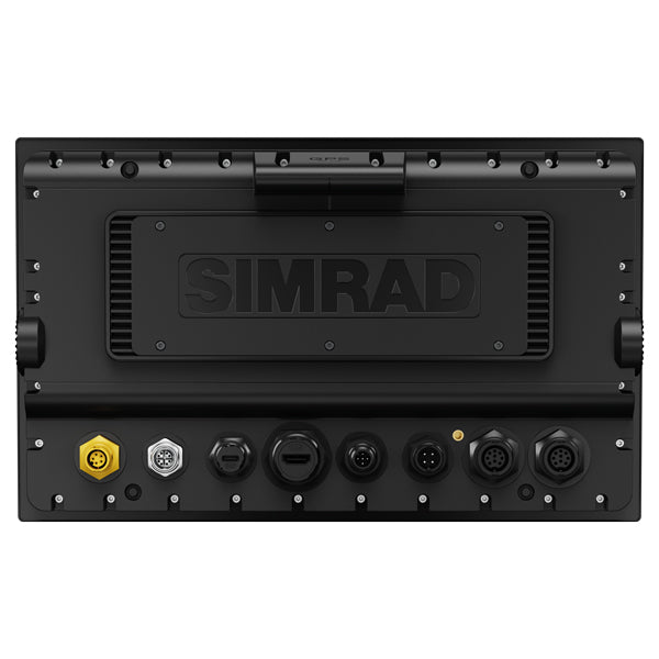 Simrad NSS 4 12" set fra siden med navigationsfunktioner