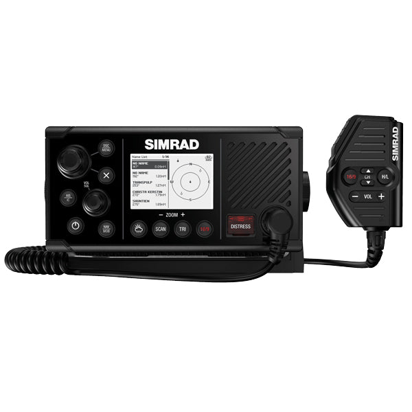 Simrad RS40-B VHF radio med AIS-sender, set fra forsiden.