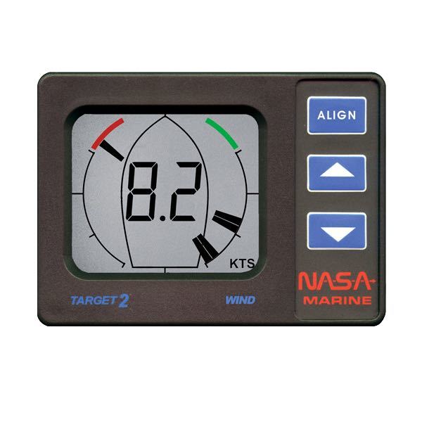 Nasa vind instrument set forfra med målestok og skala op til 60 knob