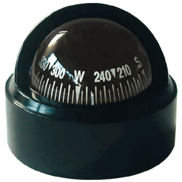Riviera kompas STELLA BS1 65mm sort set forfra med sort rose