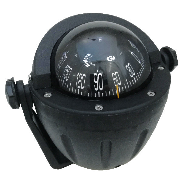Riviera kompas ZENITH BZ2 80mm set fra siden med sort bøjle