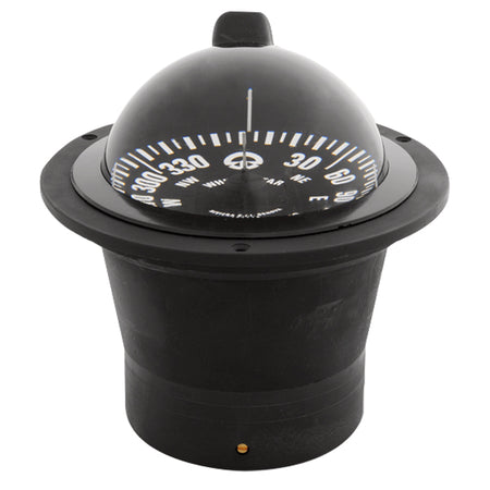 Riviera kompas White Star BW1 set forfra med tydelige graderinger.