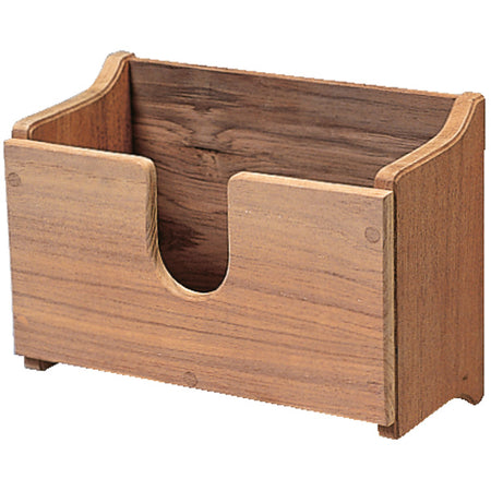Roca kikkertholder i teak, vist fra siden, perfekt til båden.