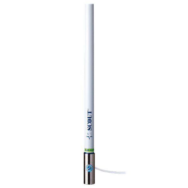 Scout KS-43 antenne set fra siden med 6 meters kabel