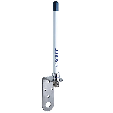 Scout KM-10 VHF antenne med vinkelforbindelse og tilslutningskabel