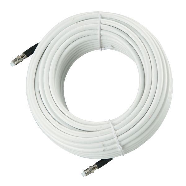 Glomex VHF kabel RG-8X med FME stik, 3 meter langt, til antennemontage.