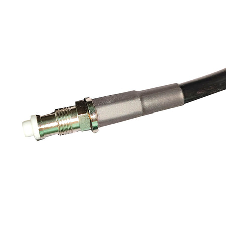 VHF kabel sort RG-8X med FME stik drejet til brug på båd.