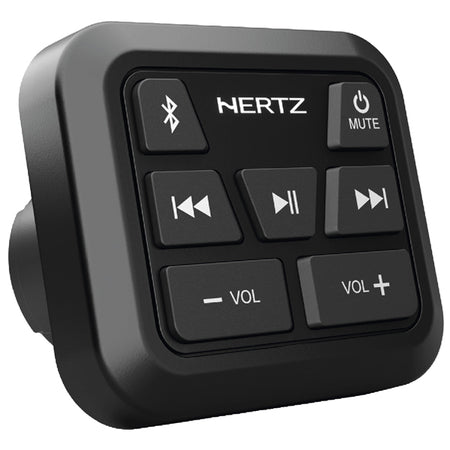 Hertz HMR BT Bluetooth modtager set fra siden med tilslutninger