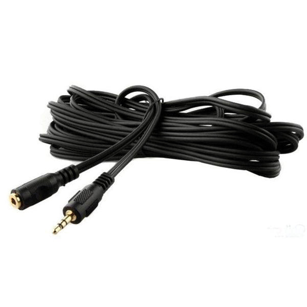 Hertz HMA C3.5 3.5 mm jack forlængerkabel på 10 meter, vises liggende