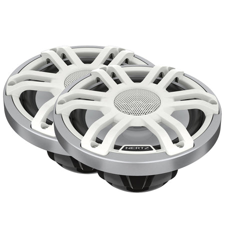 Hertz HMX 6.5 marine højttaler set forfra med sportRGB belysning