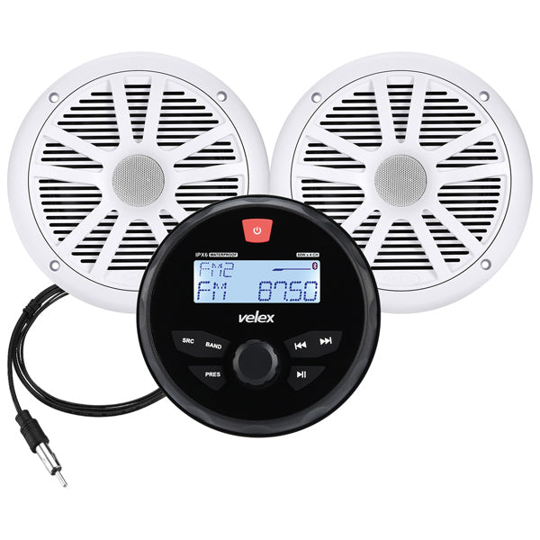 Velex marine radio sæt DAB+/FM i æsken