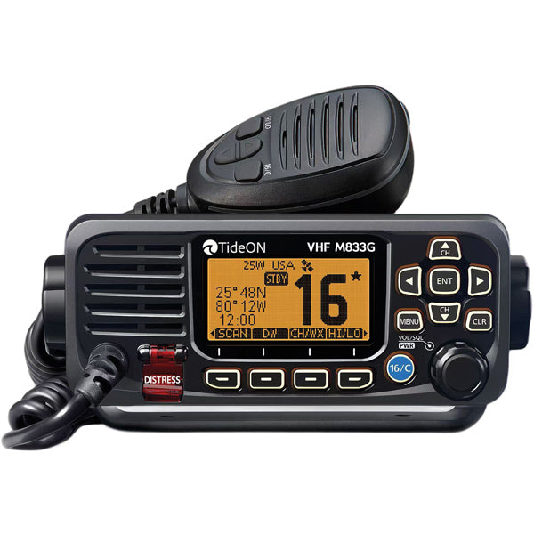 TideON, VHF M833G med GPS/DSC 25W